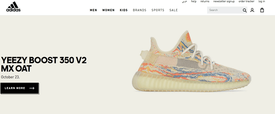 Adidas Official website