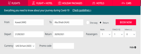 Book Air Arabia Flight