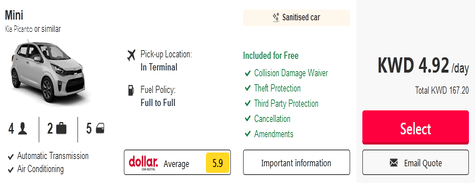 Air Arabia Hire Car Service 