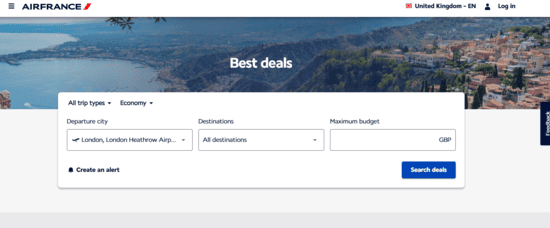 Air France Official Website
