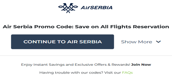 Air Serbia Copy Promo