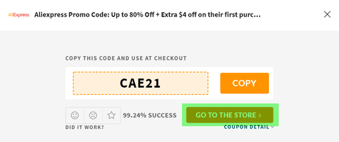 Aliexpress Coupon