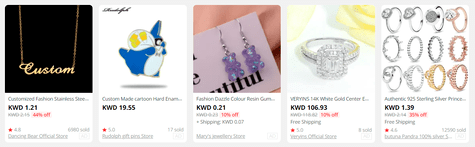 Aliexpress Jewellery