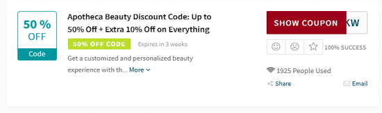 Promo Apotheca Beauty Code