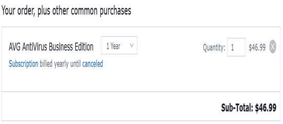 Apply AVG Promo