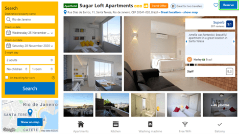 Booking.com Reservation