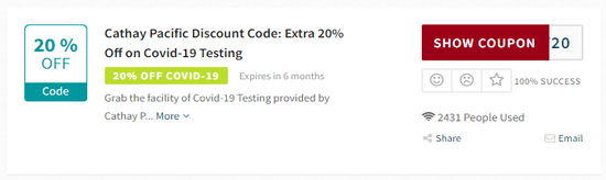 Promo Code Of Cathay Pacific