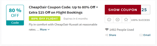 CheapOair Promo Code