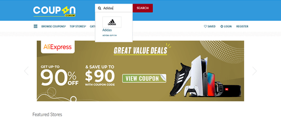 Search Adidas Coupon