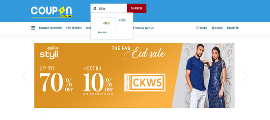 Search eBay