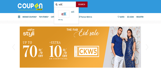 Search edX