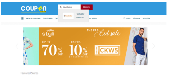 Search HostGator