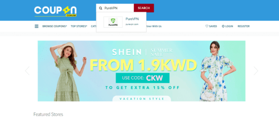 Search PureVPN