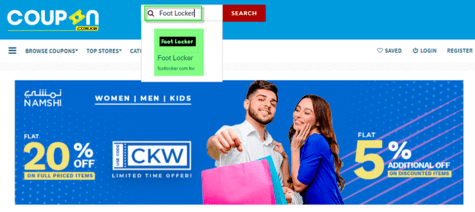 Foot Locker Coupon.kw