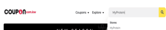 MyProtein Coupon.kw