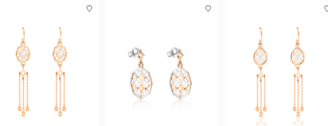Damas Jewellery Earrings