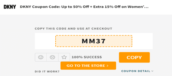 DKNY Coupon Code