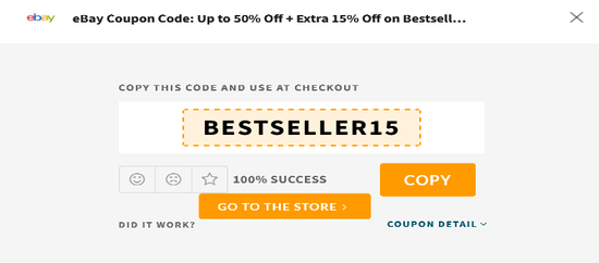 Copy eBay Promo 