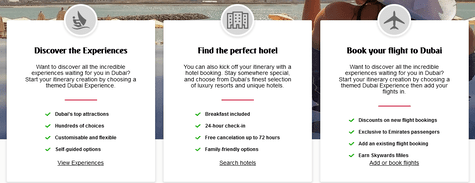 Emirates Dubai Experience Service