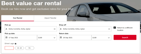 Emirates Rent a Car Service