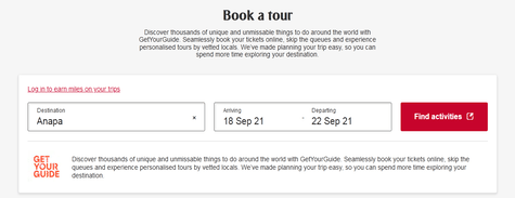 Plan Tour with Emirates