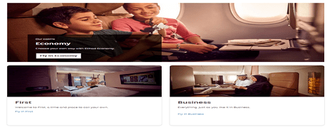 Fly with Etihad