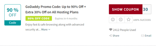 Show GoDaddy Promo