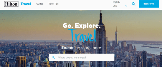 Visit Hilton Website Now!