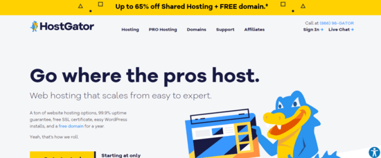 HostGator Official Website