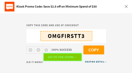 Klook Coupon