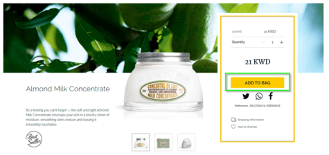 L'Occitane Cart