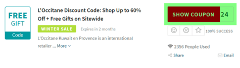 L'Occitane Code