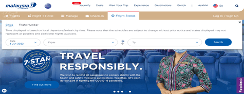 Malaysia Airlines Flight Status