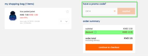 Mothercare Promo Code
