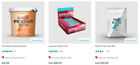 MyProtein Bars