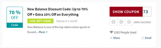 New Balance Discount Code