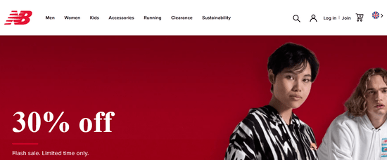 New Balances official website