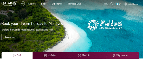 Qatar Airways Official Website